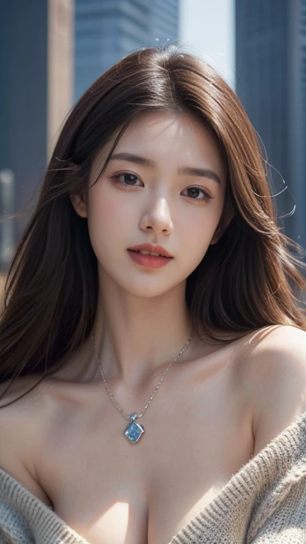 seed:381696201,((from above:1.2))、((Highest quality, 8k, masterpiece: 1.3)), concentrated: 1.2, Cute girl 1,Nipples erect、 Perfect beauty: 1.4,one piece、Randall Color:1.1, Highly detailed face and skin textures, Fine grain, double eyelid, whitening skin, ,Highest quality,Ultra-high resolution,you,1 girl,alone,_Shiny_skin,Iris,necklace,((brown_length_Wavy_hair)),(lips)),eyelash,Front hair,deal with,compensate,Shiny,pore,skin texture,Large Breasts、smiling face、Walking in the park、