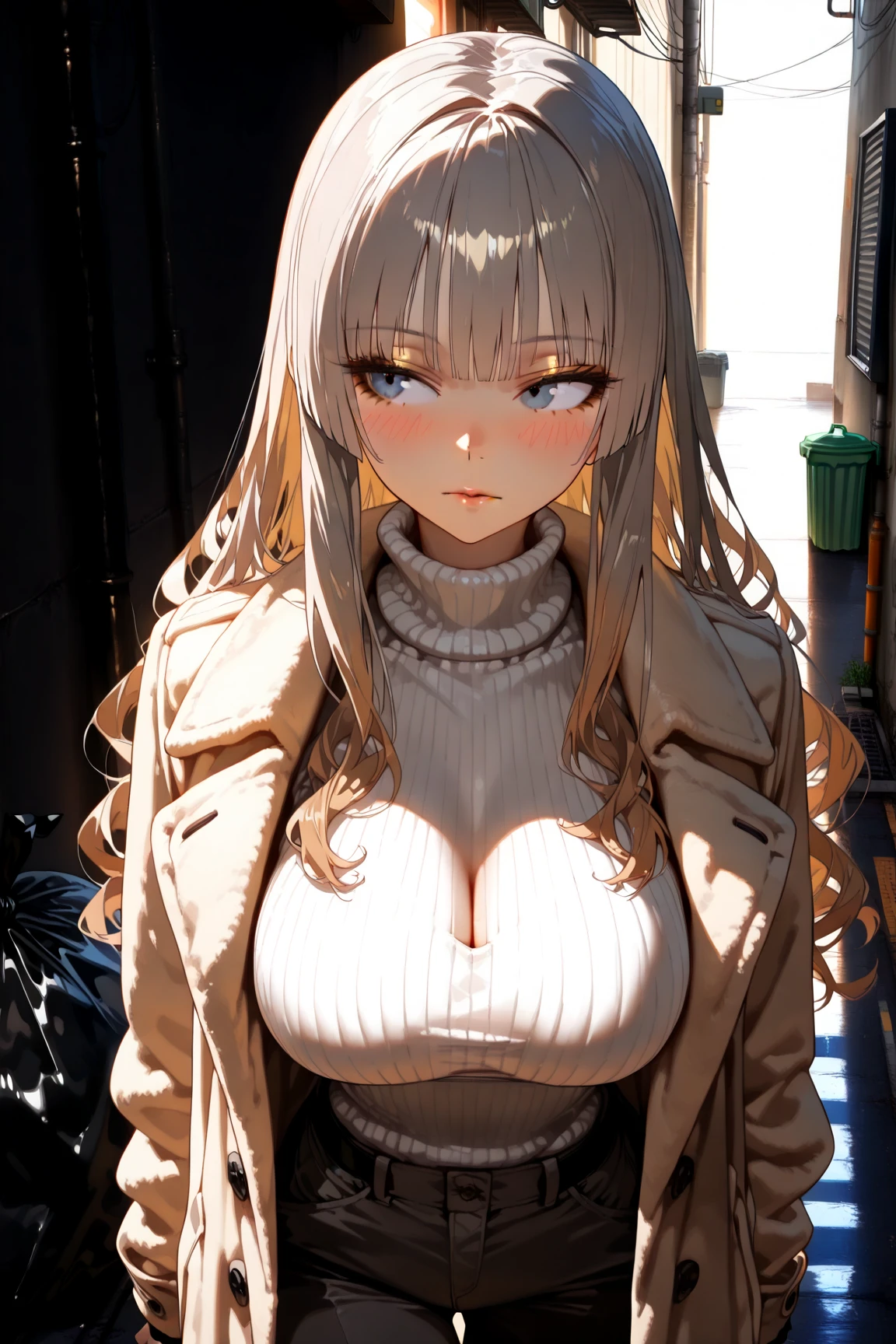 (((((Best Quality, 8K, 32K, masterpiece, 1.2)))),{{solo}},((nsfw:1.5)),{{{Character reference: Nikke's Diesel:1.5}}},((perfect beautiful face:1.2)),  sitting on sofa, ((A man putting soap cream on her public hairs of crotches and removing her public hairs together with cream, removed public hairs with cream:1.3)), leaking pussy juice from, high quality of vagina, vivid pussy ,((a lot of public hairs:1.3)), embarrassed,