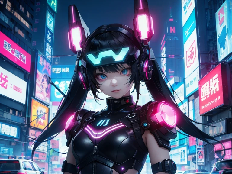 Highest quality,Highest Resolution,Girl from the future,Get on the machine,Night City,
