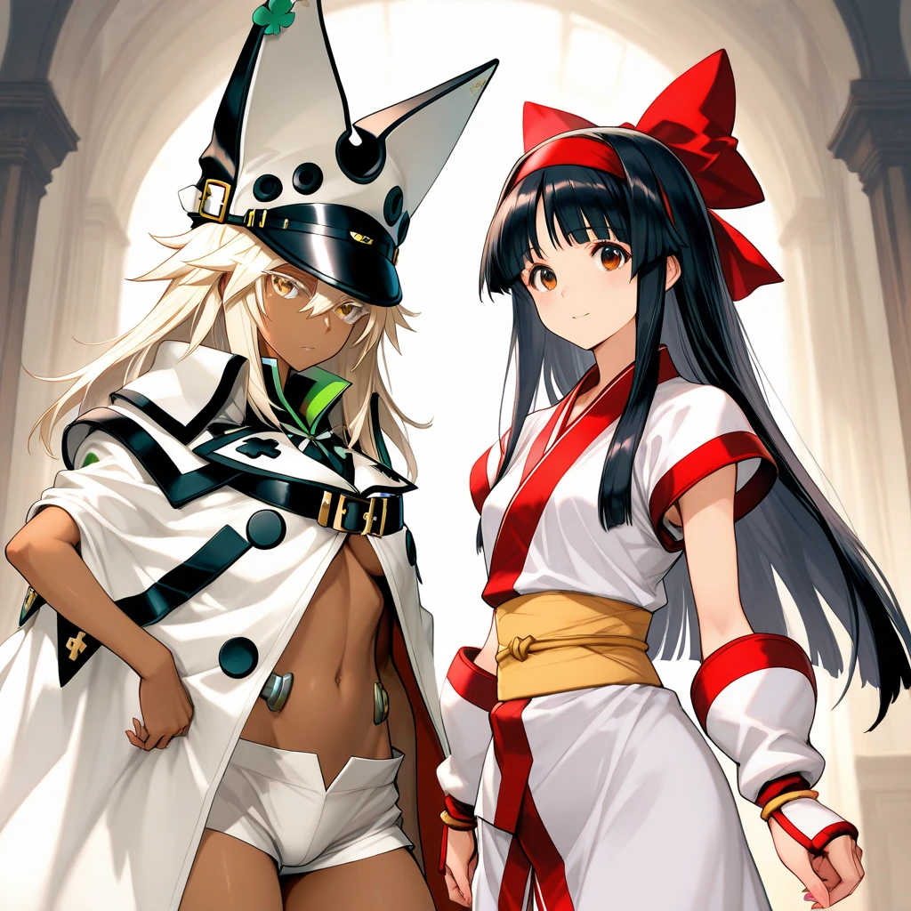 Anime characters in costumes and hats, standing in front of a cherry tree: 14 80s anime style, fantasy style anime, Japan anime style, anime style, anime style inspired by Nishikawa Sukenobu, anime girl, very anime style, ecchi anime style, anime princess, guilty gear art style
