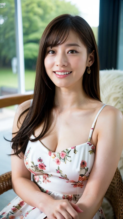 (masutepiece:1.4), High Definition, High quality,(60-year-old woman:1.4)、(Wrinkles on the face:1.4)、Beautie,(Ball gown:1.4), Puffy sleeves,Big breasts,Smile,