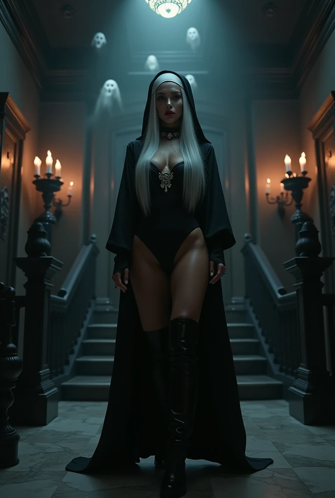 (masterpiece), best quality, expressive eyes, perfect face, maria brink as a necromancer goddess she is NOT undead, large saggy tits, small waist, tapered hips, sexy squishy thighs, surrounded by undead followers, tear drop shaped ass, fornicating with bones,1080x1080,8k, best quality,