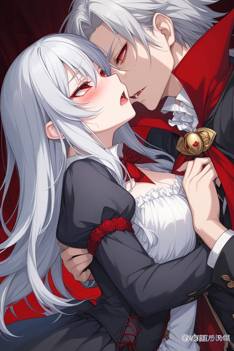 slan (berserk), 1girl, muted colors, blood, castlevania