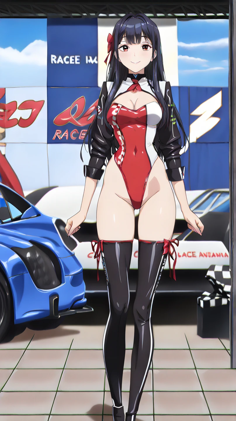 Light pink hair, horns, (zero two darling in the franxx), full body, seductive pose, black lingerie, sexy