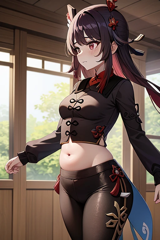Master piece, High Quality, HD, 1Girl, Furina, Genshin Impact, Armored hero suit, Handwear, Ahoge, Jacket