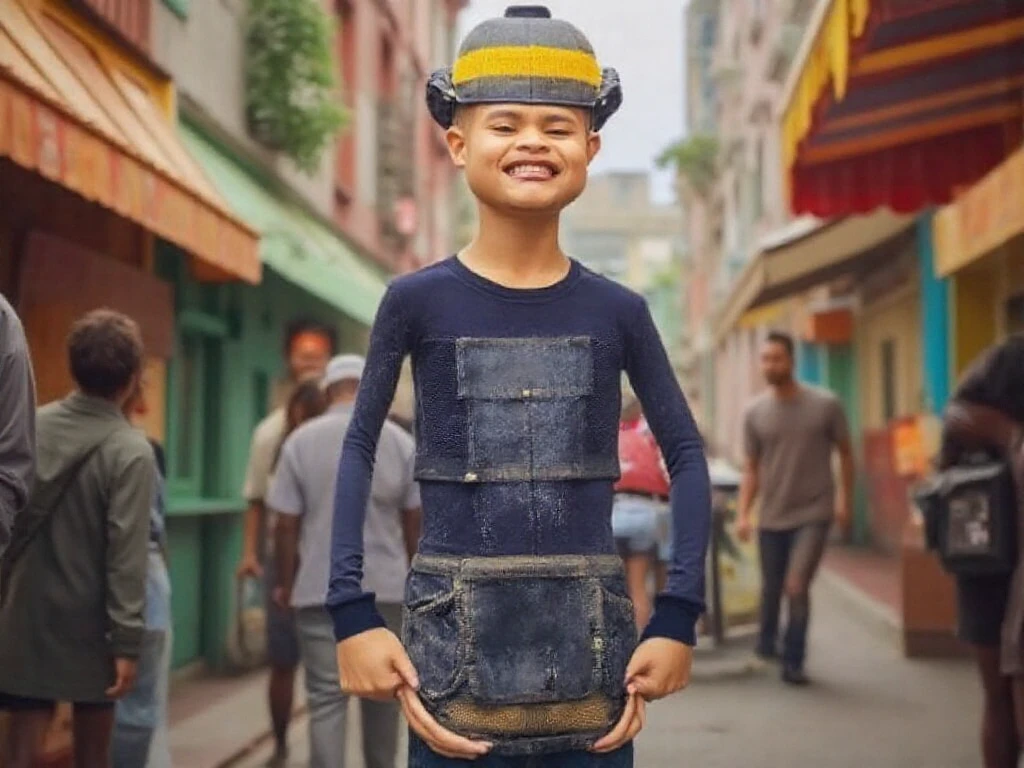 Masterpiece, Highest Quality, Ultra-Detailed, Hyper-Real, ((taichi-digimon)), Perfect Face, FOTO FRONTAL, cinematic lighthing, He was standing on the edge of the abyss
