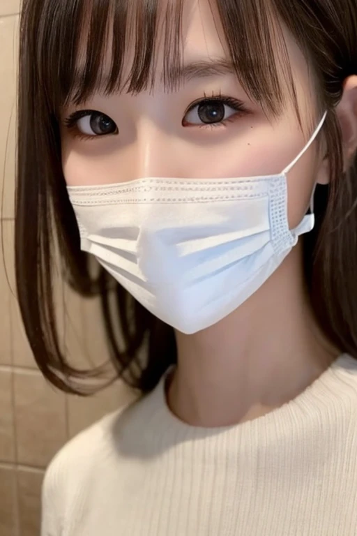 White Mask、Eye-length bangs、Handsome