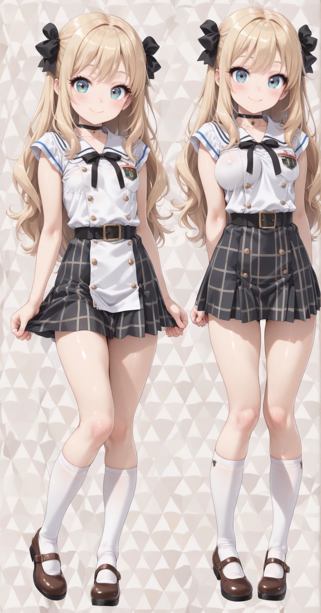 Sailor suit　latex　Knee-high boots