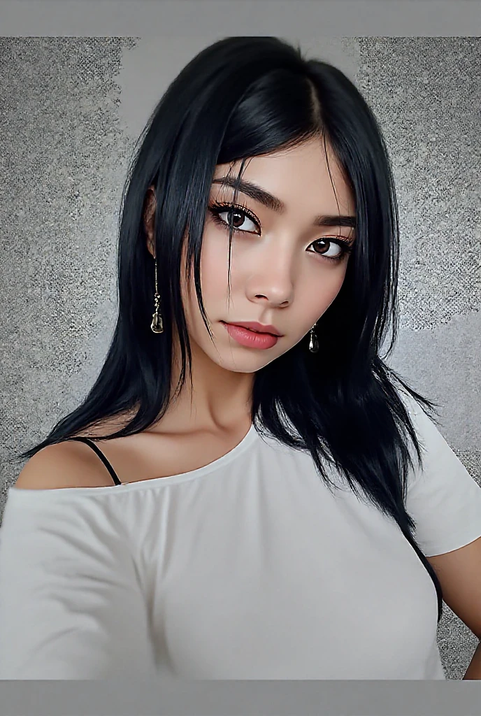 ((Highest quality)), ((masterpiece)), (detailed),Perfect Face,Japanese,Mother,40 years old,Long bob cut hair、A V-neck sweater that shows off cleavage、Leaning forward、Close-up photo with focus on face、Dining table、detailedな手、detailedな指、detailedな目、Center the screen、