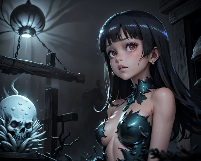 ((Japanese schoolgirl))、scribble, nightmare, doll-like face, Manga style, rough sketch, Horror elements, (masterpiece), (High resolution), (very delicate), (clear), Manga styleイラスト, (drawing style), Japanese painting, The whole body is scary, (Spooky), Japan sculpture,crazy illustration, Flat Illustration, Spookyな外観, Characteristic hairstyle, Unique atmosphere、
