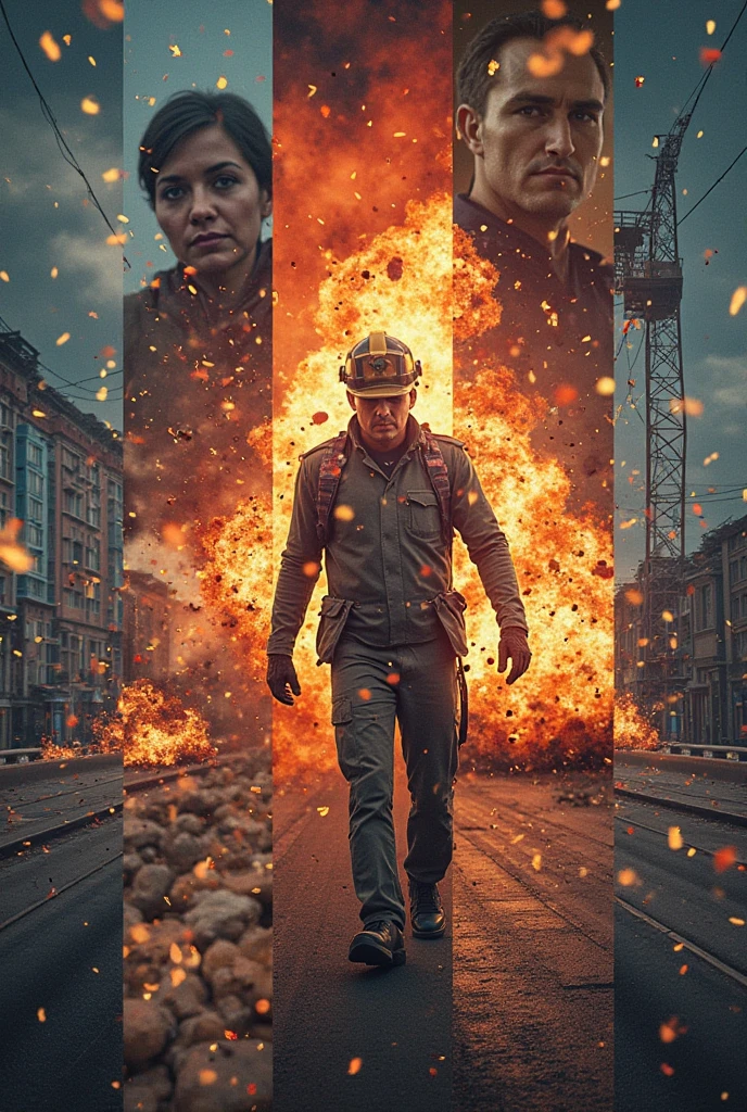 photo of a military commander - firefighter -