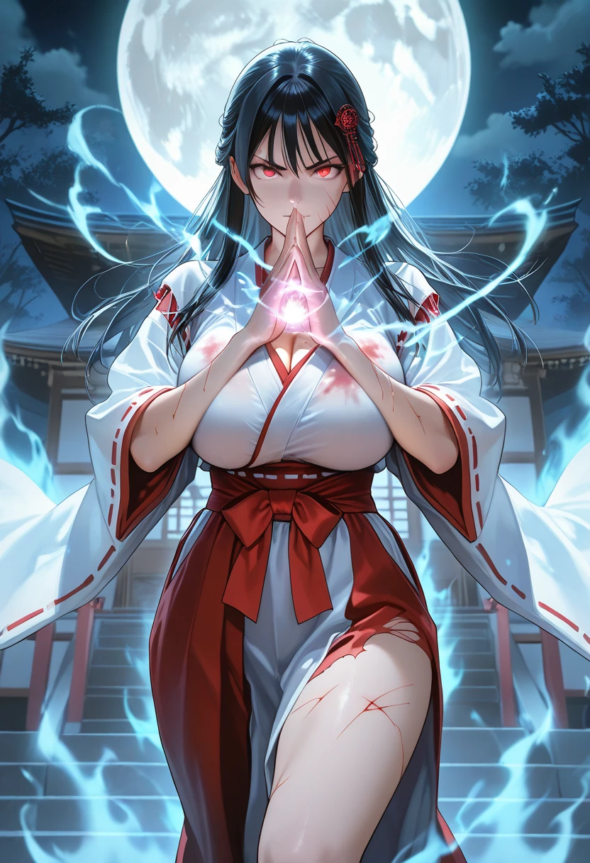 Future Photon Harima Sakura, Mirai Mitsuko Harima Sakura, On all fours, Full Body Shot, Wearing nothing.,

