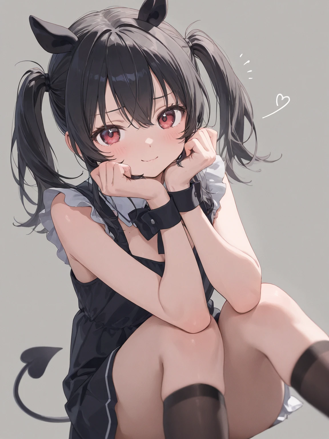 handjob,side view,eye-level shot,face focus,open mouth,tongue out,cum on tongue,Licking the penis,(1girl,Beautiful 14 year old girl),((Slender,Small breasts,Baby Face,Small face,)),looking at viewer,Black Hair,bangs,two side up,Gray Eyes,Drooping eyes,slit pupils,narrow eyes,collarbone,black t-shirt,off-shoulder look,Black and red checkered short skirt,Beautiful and detailed anime art,Mischievous smile,Dimly lit room,Simple Background,Gray background,Low lighting
