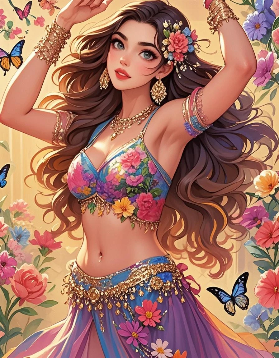 masterpiece, Highest quality, Highest quality,neon official art, Realistic and aesthetic beautiful woman:1.2), (One girl:1.3), Very detailed,(Fractal Art:1.1),(colorful:1.1)(Flowers:1.3),Most detailed,(Tangled:1.2), (Dynamic pose), (neon abstract background:1.3), (Glowing Skin), (Many colors:1.4), ,(Earrings:1.4), neon ,whole body