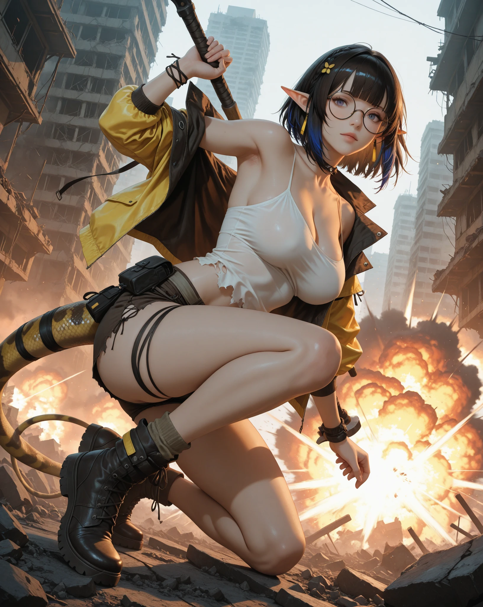 ((Photorealistic:1.9)),Top Quality,Realistic, Masterpiece, Illustration, Very Delicate and Beautiful, (CG:1.2), Very Detailed, Unity 8k Wallpaper, Amazing Fine Details,Best Quality,Official Art, Incredibly Ridiculous,Ultra Detailed, High Resolution, Very Detailed, One Girl,(((matoi ryuko))), Kill la Kill, black hair, Beautiful detailed girl, full body, (tense underwear), small breasts, big ass, white underwear, (thin underwear), excited expression, beautiful detailed red eyes, face light, movie lighting, ((very sweaty skin)), (skin shiny with sweat), transparent sweat, (from the front), sitting facing the front with legs open, (((crying)))), wristband, (showing off crotch), (tear))), ruined, Asking for help, ((used condoms all over the floor)), (navy blue sailor suit), (chained, arms raised, folded behind the head)), (pregnant woman) --auto --s2