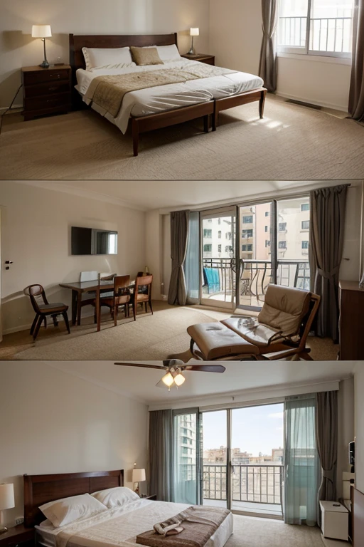 ,masterpiece, best quality,8k, ultra highres,Step into this duplex suite where modern simplicity blends with Mediterranean style,In front of you is a pure and spacious space。Large bright windows provide plenty of natural light,Creates a feeling of openness and transparency。The clean white accents blend perfectly with the blue accents of the Mediterranean style,It's heartwarming。Comfortable sofas and soft beds allow you to relax when tired。In this duplex suite,You'll enjoy a blend of modern simplicity and Mediterranean style,Looking forward to returning to this cozy home every day。