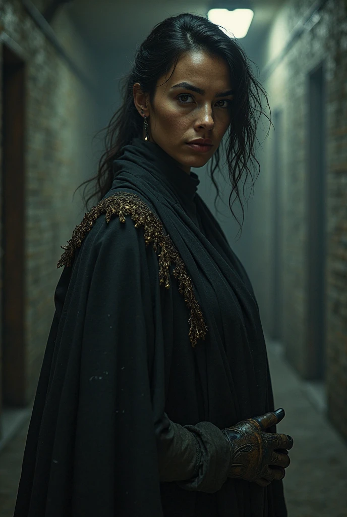 PAINTING IN WALL .Wabi Sabi STYLE highly textured, windows let in the light .cinematic light, stone statue beautiful photorealistic,HD ,REAL PHOTO ,high detail , Xextraordinary fashion creativity , beautiful priestess + lens: Albert Watson + design: Beksinski, Giger and Max Ernst, Peter Gric