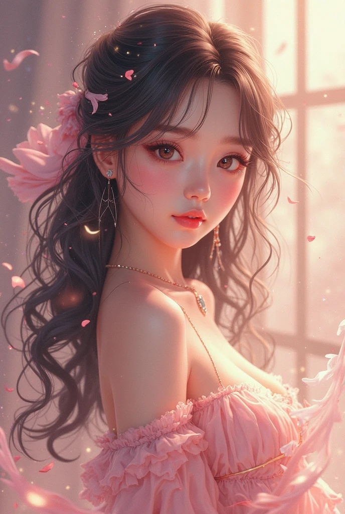 pink 1girl