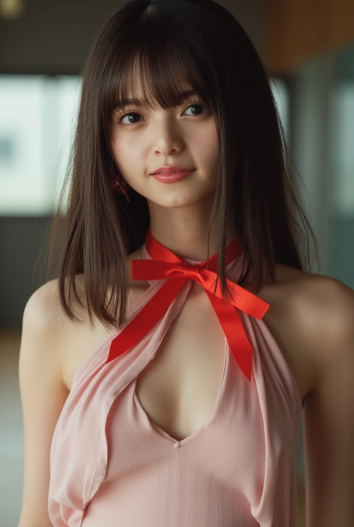 a lot of details, (slender waist), 30 years old, detailed black hair, beautiful detailed hair, super fucking beautiful, complex details beautiful and delicate eyes, perfect hands, (small breasts best quality), perfect and delicate limbs, detailed skin, best quality, ultra-detailed,
Kyoto Style, whole body, Girls' Front, Depth of field bloom, walking motion, grace, floating long hair, seductive smile, (red business suit, red skirt:1.2), high heels, red Clothes, Japanese architecture, Japanese courtyard, sparkle,