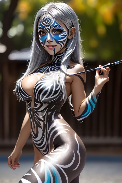 Masterpiece, 8K, photorealistic, ultra realistic,
_ the most beautiful, (Japanese idol, sexy), 22 years old, (medium large Breasts:1.3), cleavage, lean but curvy body, slender waist, round hips, toned thighs, toned arms, (baby face, small face, small lips:1.2), Sharp Faceline, (small nose), (big eyes, Double eyelid, droopy eyes:1.3), smile, teeth, glistening teeth, (gray hair:1.3), medium hair, (Blue eyes, bright blue eyes:1.2), small jow, (makeup, Eyeshadow), shiny skin, detailed skin, detailed face, detailed eyes, shiny hair,
_
skirt Lift, dynamic angle, cleavage showing from below, look at viewer, Focus face,
_
Inorganic concrete studio with windows, highly detailed background, best White lighting,
_
BREAK (cheerleader:1.2), (micro mini skirt, black and White costume:1.2), (latex bikini:1.2), underboob, zettai ryouiki, fishnet stockings tights, garter belt, lace, (pom-poms), sports shoes, cat Ear, (cat Tail on ass:1.2),
_ raw photo, (nsfw),