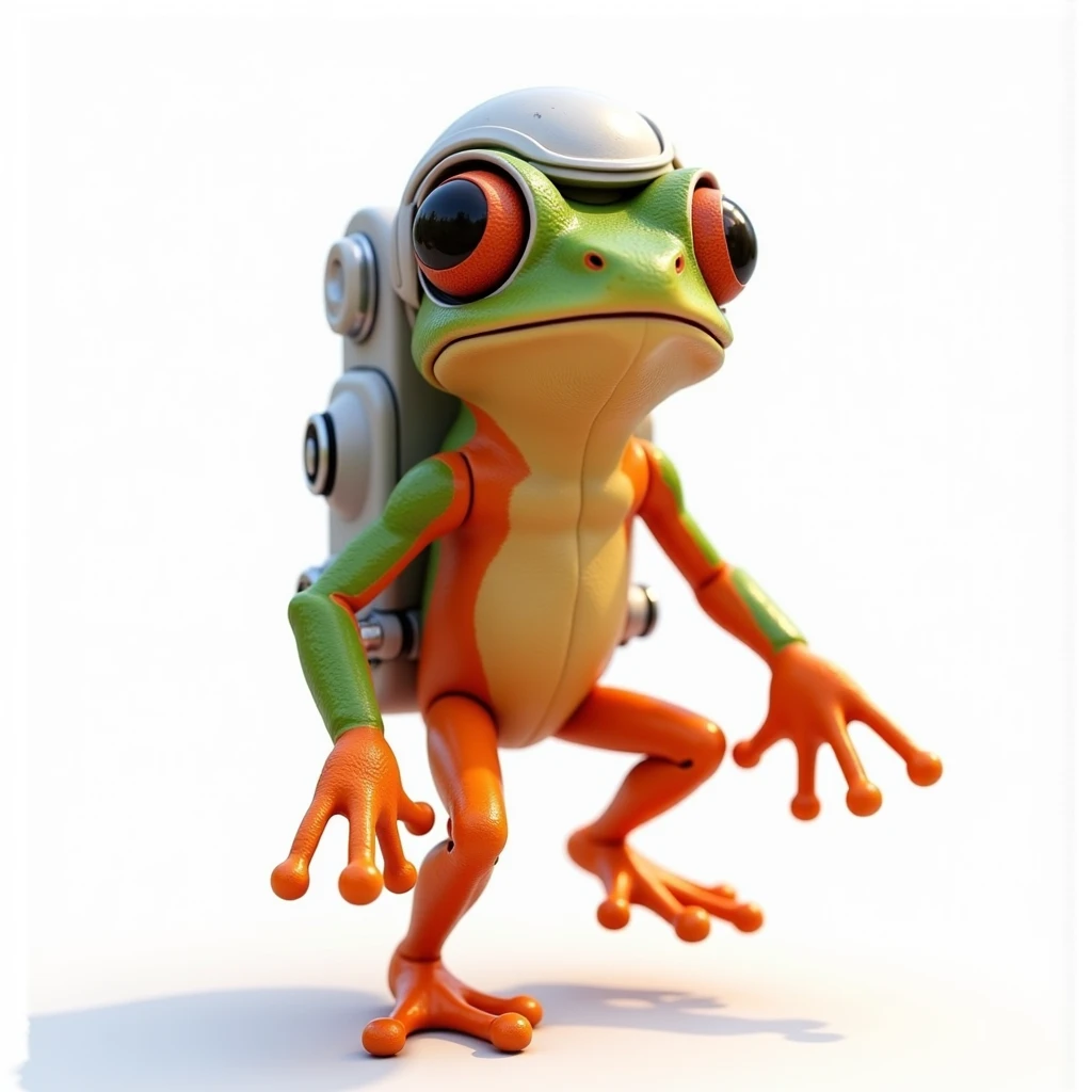 <lora:TheEmpireStyle:1> TheEmpireStyle, white, frog, hi-tech plastic