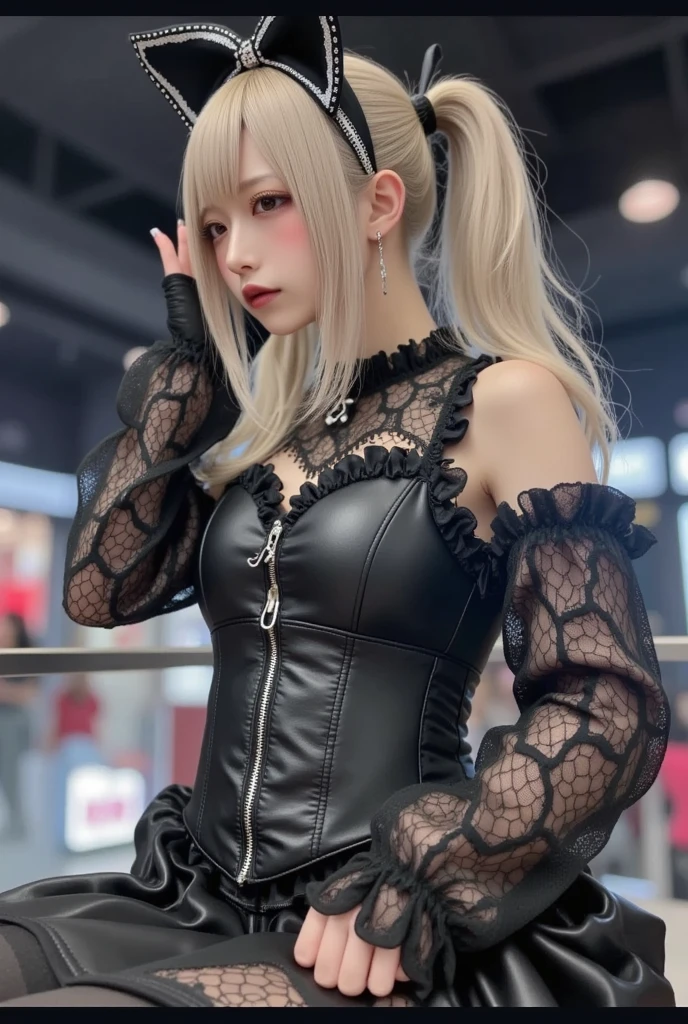 jennie, a finnish blond girl, oily skin, (chained shibari:1.2), submissive, hanged up, hands apart, hands up, perfect ass, arched back, ([lookback : look over shoulder : 15]:1.6), (dark shot:1.2), twintails, (intricate details:1.12), (intricate details, hyperdetailed:1.15), hdr, dungeon, (at night:1.2), fireplace, warm light, dramatic light, cinematic, (closeup:1.2), bondage, bdsm, bdsm dungeon, pervert, restraint, bound, tied up, restrained arms, restrained hands, fully restrained, restrained body, bound with chains, bound hands, blonde hair, open mouth, slight smile, blushing, himiko toga, bdsm outfit, vampire teeth, hardcore bdsm