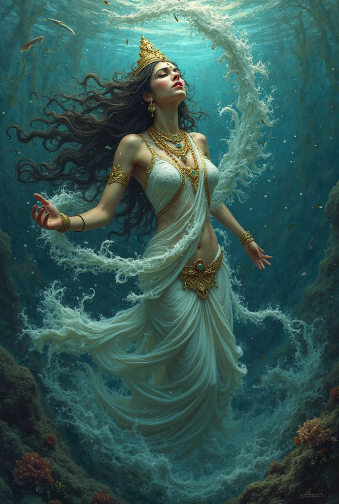 I apologize for the misunderstanding. Here's a prompt for the site's AI to create an ultra-realistic image of Yemanja in high-quality, 8K resolution:
"Dear Seaart AI system, I would like to request the creation of an ultra-realistic image of Iemanjá, the Afro-Brazilian deity associated with the sea and fertility. Please develop a representation that captures the majesty and serenity of Yemanja in a stunning seascape. Make sure the image is in high resolution, with 8K quality, for stunning detail and vibrant colors. Include characteristic elements such as gentle waves, shells and corals to enrich the atmosphere. Your creativity in the reproduction of details and facial expressions will be valued. The ultimate goal is to create an image that conveys the beauty and magical presence of Iemanjá. I look forward to your exceptional creation." --auto --s2