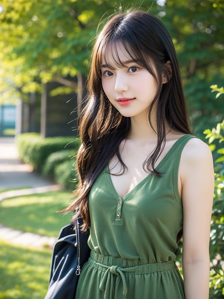 yor, Mature female,  bangs, side locks, Red eyes, Black hair, hair adornments，sportrait, (face:1.2), schoolgirls, ssmile,bare shoulders​, Black hair, walking at time square buzz, (Robe:1.21), clavicle, Willow Branch, (masterpiece best quality :1.2),