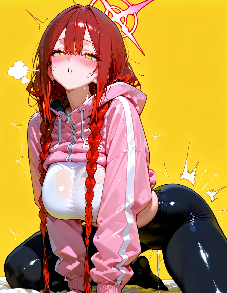 young woman orange hair huge breasts sweaty t-shirt nipples thick legs pub fun smiling drunk red face slutty spreading her legs and showing her anus load of semen begging orgasm fuck sexual abuse stripped panties seduction arousal