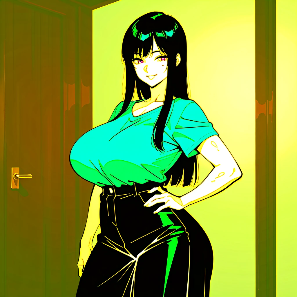 Imagine an AI influencer model designed to look like Aitana Lopez. She stands at 5'8" with an egg-shaped face, glowing white skin, and long, sleek black hair cascading down her back. Her eyes are a striking shade of emerald green, framed by long, dark lashes. Her lips are a soft, natural pink, giving her a fresh and inviting look. She has a graceful neck, defined shoulders, and medium-sized breasts that complement her slender, yet athletic build.
Attire:
She is dressed in a modern, chic outfit: a fitted, off-the-shoulder white blouse that accentuates her collarbones and a high-waisted, black leather pencil skirt that hugs her curves perfectly. The skirt ends just above the knee, revealing a pair of sleek, black stiletto heels that elongate her legs. She accessorizes with minimalist jewelry—a delicate silver choker and small diamond stud earrings. Her makeup is flawlessly applied, highlighting her natural beauty with a focus on her eyes and lips.
Poses:
Confident Stand: Standing tall with one hand on her hip, the other relaxed by her side, head slightly tilted with a confident smile.