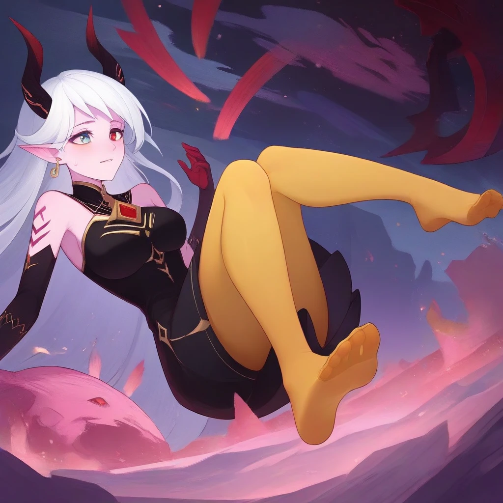 ((alice)),((white hair)),(black dress),((velocity)),Yellow smoke,Attacked by farts, (((Women stand)),velocity,(Yellow smoke rising),i'i'i'i'i'i' hell)),((One Woman)),((A girl smells a fart and chuckle)),((fart while sit on throne)),(farting in hell),((blushinasterpiece:1.2、top-quality)、(the Extremely Detailed CG Unity 8K Wallpapers、ultra-detailliert、Best Shadows)、(细致背景)、(The best lighting、extremely delicate and beautiful)、depth of fields、1girl in、独奏 ,looking arround her,Ephemeral,,(),()),((((Girl embarassed when she smells the bad smell of farts)))),((((profile facing diagonally)))),((i'I closed my mouth with hand feel embarassed...)),(()),((embarassing look)),(()),((massive fart)),((fart text))