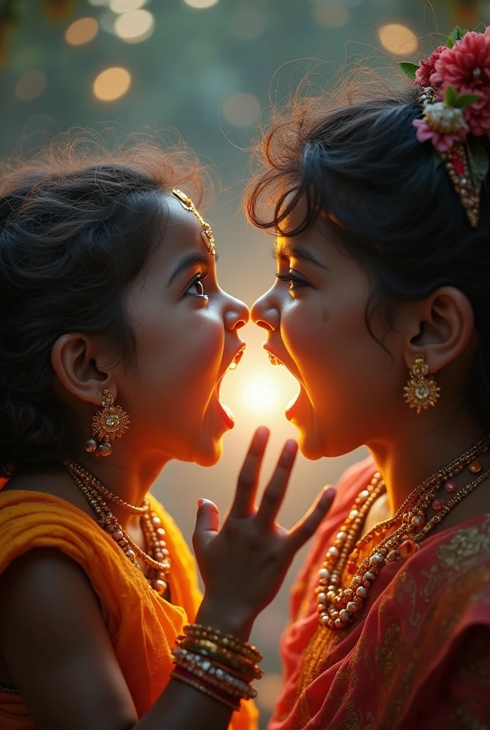 (photorealism:1.2), a brother and sister is celebrating the festival of rakhsha bandhand in india on the other hand a girl doctor got raped in Kolkata.
Create a poster that reflect the society by this poster