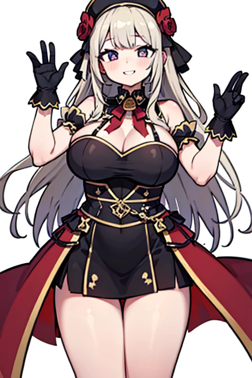 (masterpiece), best quality,1girl, breasts, solo, blonde-hair, ((helmet)), armor, see-through, navel, nipples, cross, gauntlets, ((long-hair) 1.2), parted-lips, ((huge-breasts)1.1), covered-nipples, ((covered-eyes)), large-breasts, necklace, revealing, clothes, jewelry, hand-on-hip, shoulder-armor, pussy, standing, thighhighs, boots, cleavage, pubic-hair, thighs, cape, weapon, ass-visible-through-thighs, female-pubic-hair, cross-necklace
