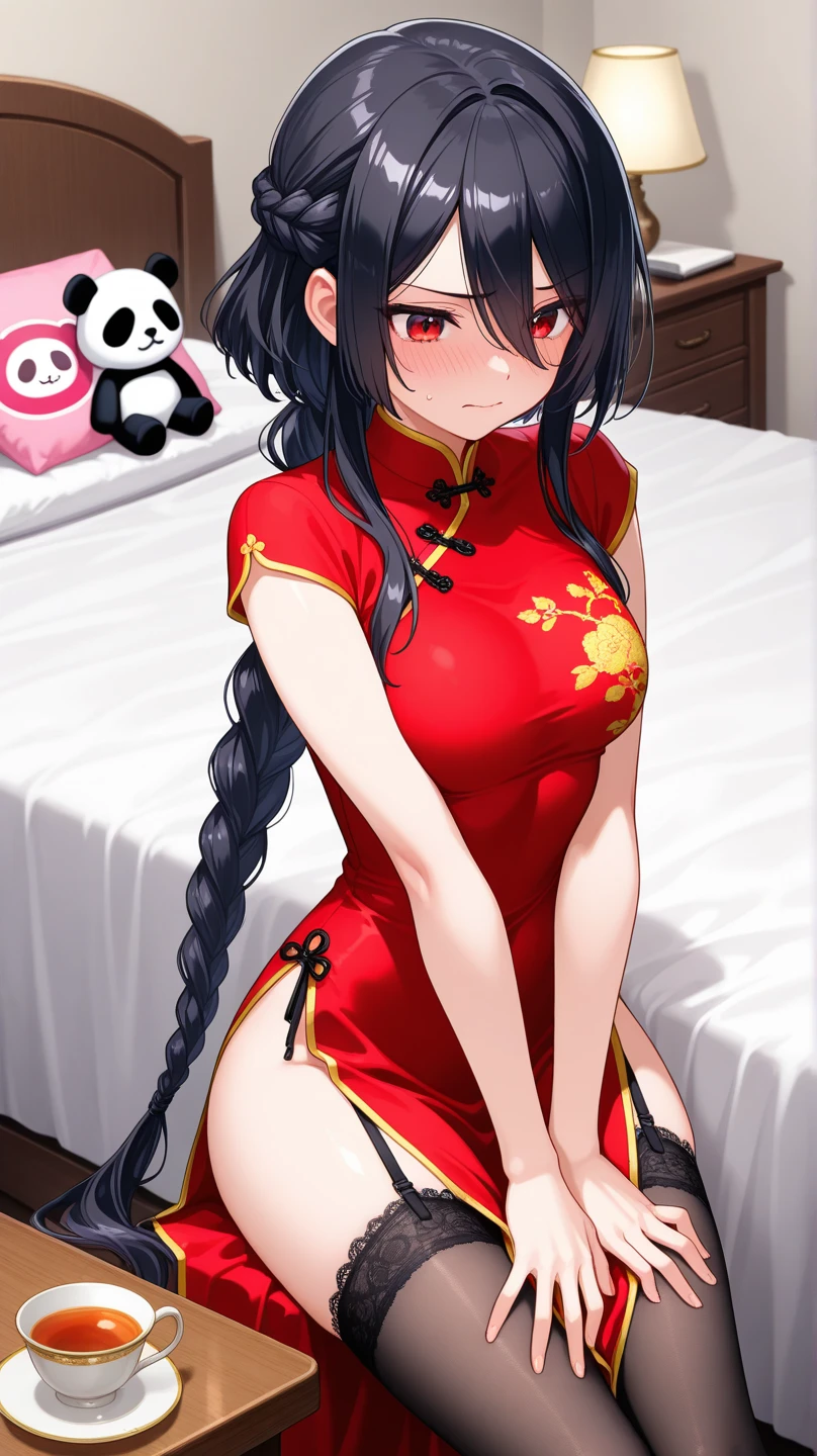 A tragic historical drama in 8k live-action style: Beautiful palace secrets Beautiful 10 year old Chinese Kung Fu girl with long black hair has very rough unwanted sex with old man emperor Gorgeous embroidery, Ultra glossy, She is wearing a shiny red top and bottom long sleeve floral pajama kung fu suit.... She was laid down on a floral futon、When the penis is inserted, she cries and resists.。. She spreads her legs wide and poops from her anus、Filth、A large amount of poop drips out