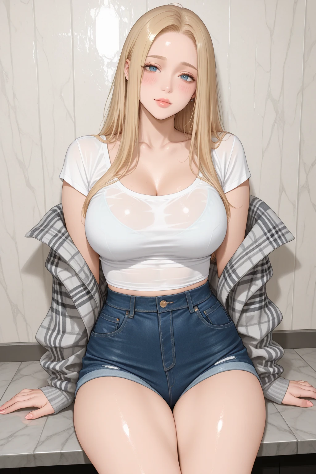 ((Best Picture Quality, 8K, tmasterpiece:1.3)), 1个Giant Breast Girl, Sexy beauty with slender abs:1.3, (casual hair, No leakage:1.2), Straight dress:1.1, Ultra-fine face, 詳細な目, 二重まぶた,ssmile,Duan
