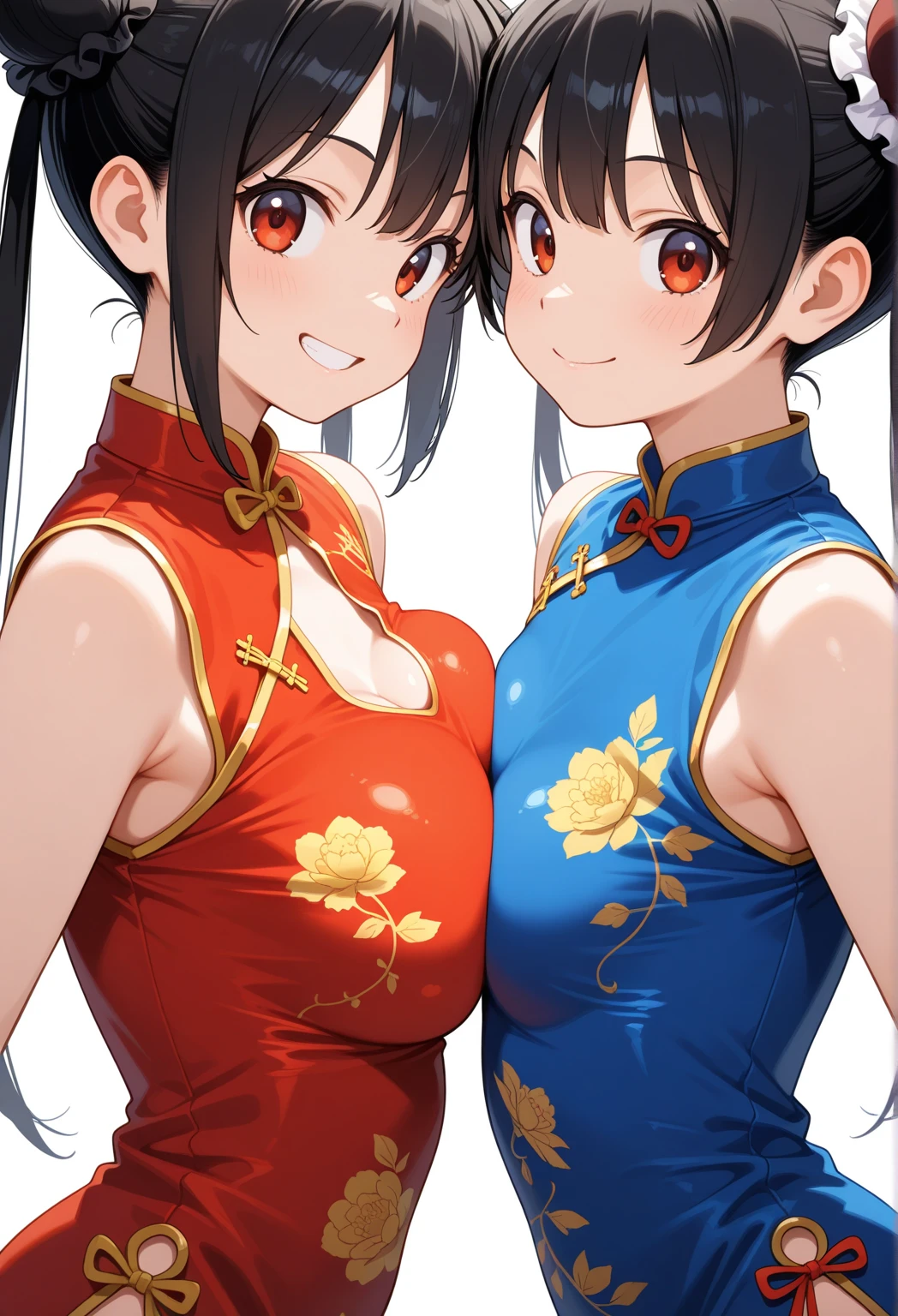 Mature women，Chinese style，Long black hair，Bangs，high quality，Exquisite eyes，White Hanfu，Simple background