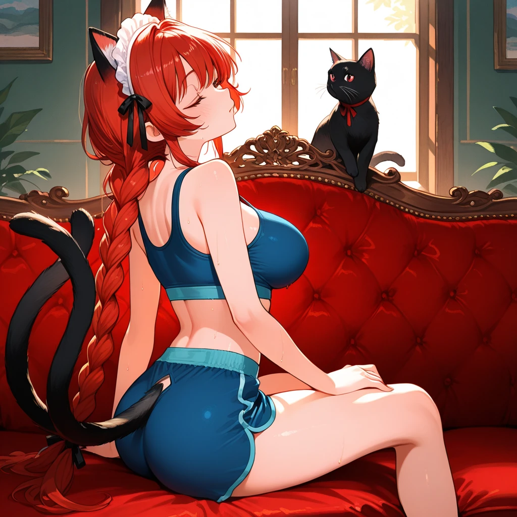 (1girll),a matural female,Yellow-black main color,Fox characteristics,nine tail fox,delicated face,Anatomically normal, ( (Bare legs, Bare feet: 1.3)),Exposed clothes,( ( Exposed breasts, exhibitionists:1.2)) ,Full body like,4k画质,take up close,Standing position with legs apart,Perfect body,Anime artwork,Long hair,