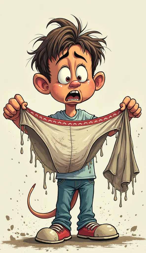 Boy getting wedgied