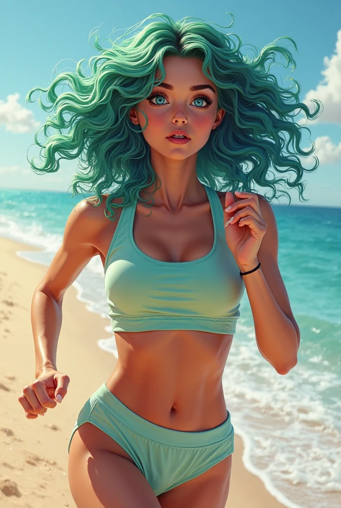 Tatsumaki naked with big ass