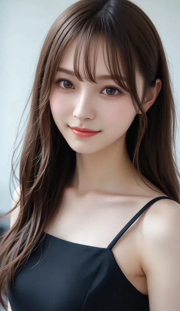 Tabletop, highest quality, shape, Very detailed, finely, High resolution, 8k wallpaper, 完璧なダイナミックな構shape, Beautiful and detailed, Winter clothes,Medium Hair, Small breasts, Natural color lip, Random sexy poses,smile,Big cities、20-year-old girl、Midnight、Beautiful and elaborate face、Perfect and beautiful face,Big eyes、RAW Photos、Spread your limbs wide、Express your best feelings with your whole body、Beautiful and detailed、Small face、Beautiful Duplex、Slim face and figure、Blur the background