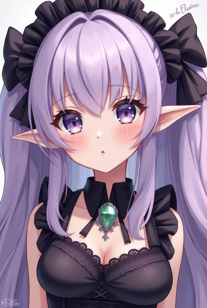 1 woman、Radiant hair、fluffy and soft hair、Sparkling eyes、爆乳、Too large breasts、Seductive breasts、Sheer underwear、lace cape、a choker、Long Lace Bale、Ruffles and ribbons、A smile、The upper part of the body、wingspan、A benevolent look、Eternal brilliance、Too large breasts、爆乳、puffy chest、lolita room、Navel Ejection、I can see my nipples、Lolita clothes、bow ribbon、
