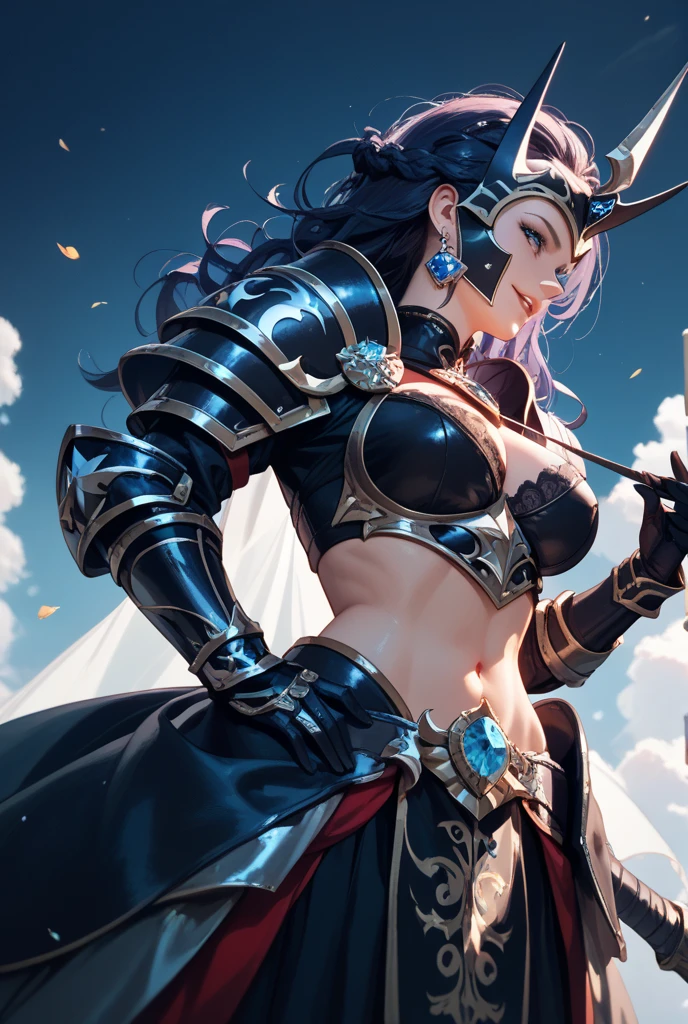(masterpiece, best quality:1.3),Very detailed, complex, 8K, HDR, wallpaper, light, (universe),(Holding a sword:1.3), Luminescence, Luminescence eyes, Mecha, Big Wings,