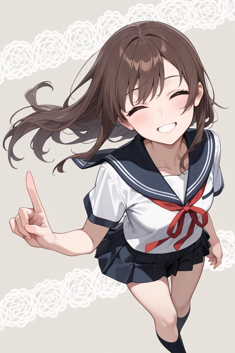 Masterpiece、Highest quality、highest quality、(Open Mouth Smile)、Shiny hair quality、Small face、Dynamic pose、Super detailed, beautiful, wide eyes、Ultra-detailed, clear and beautiful faces、(cute illustration:1.2), High-resolution, ultra-detailed, best quality, embarrassed、Thighs