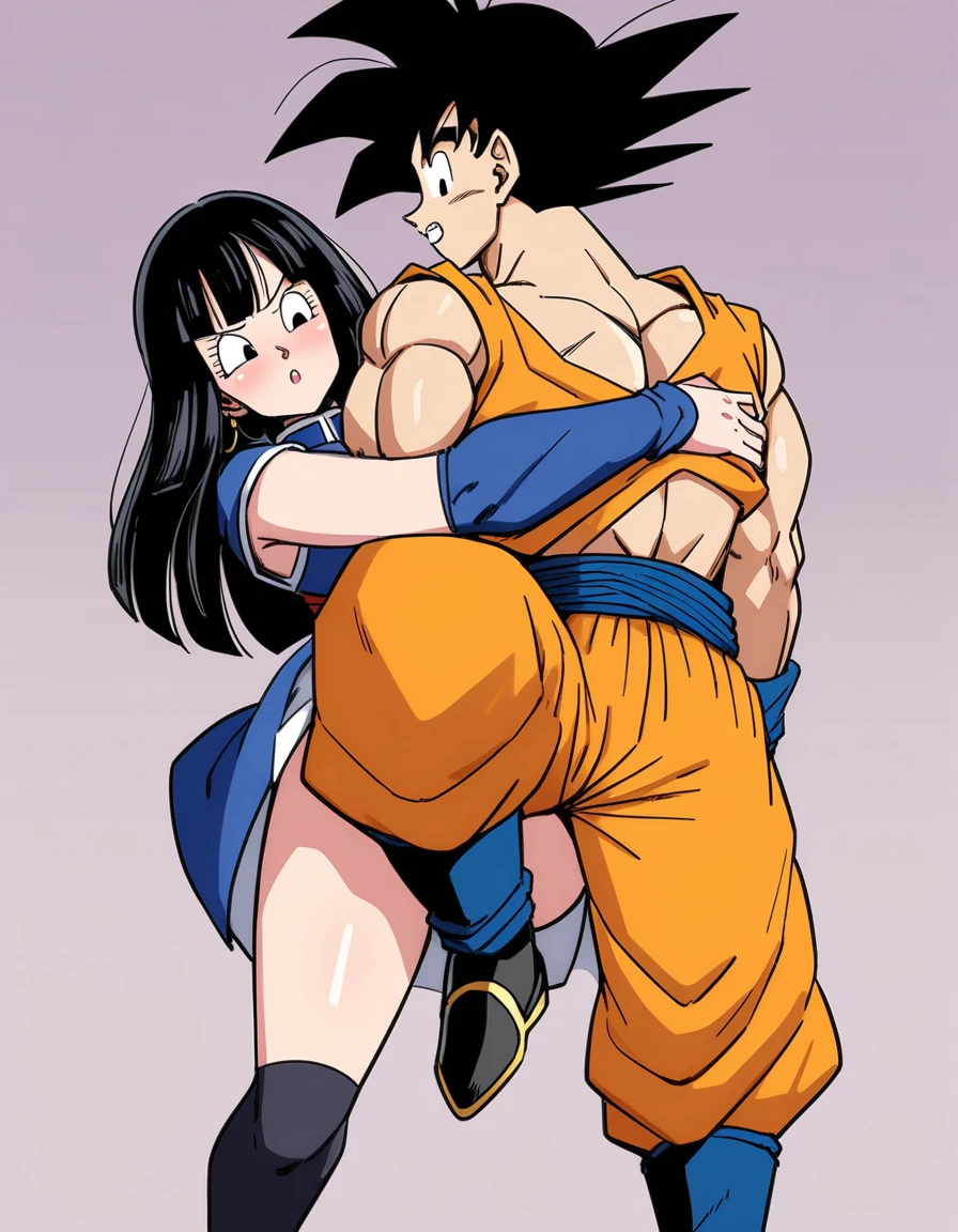 ultra detailed, masterpiece, best quality, solo, soft smile, light smile, Caulifla, Dragon Ball,
1girl, black eyes, black hair, long hair, sexy bunny costume, playboy, big breast, big ass, neck red moño, confused face expresion, sin imperfecciones, dibujo perfecto,