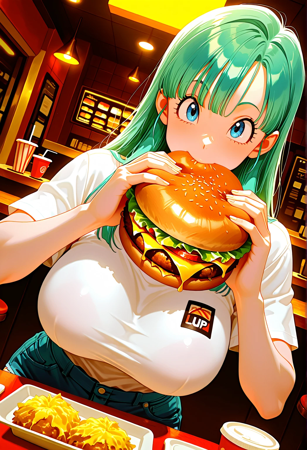Xenovia working at McDonald&#39;s 