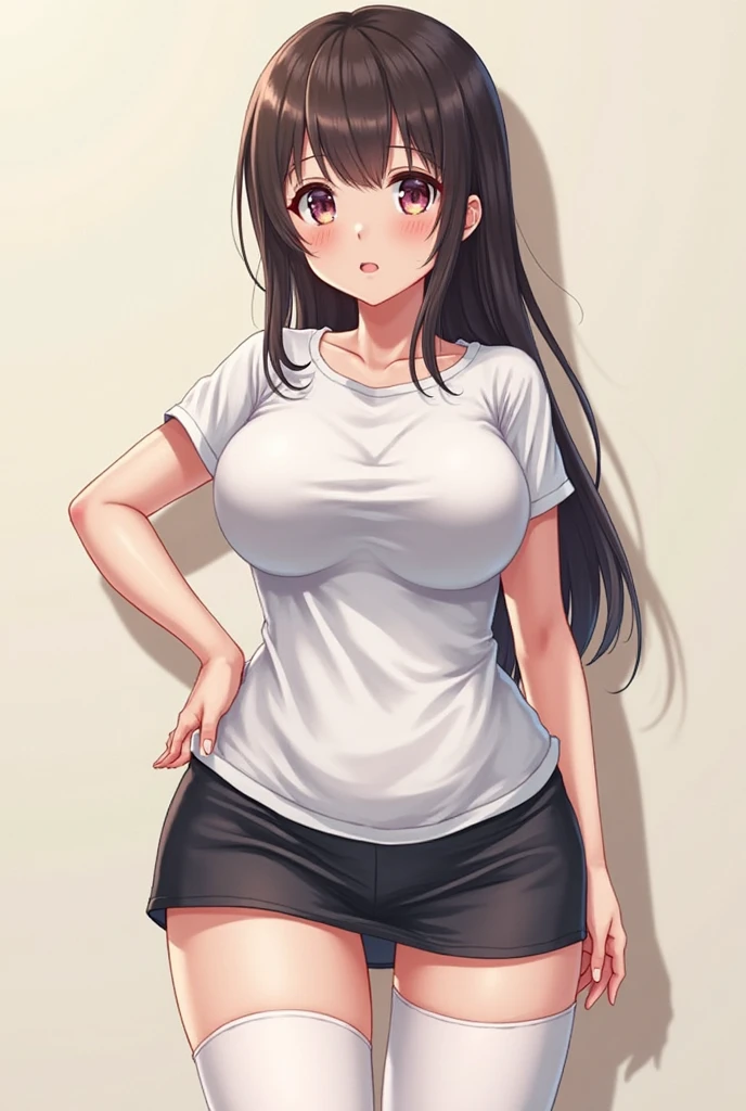 anime artwork, score_9, score_8_up, score_7_up, score_6_up, score_5_up, score_4_up, source_anime, BREAK, thick outline, fat outline,
Homura_XL, very long hair, black hair, green eyes, hair ribbon, ponytail, large breasts, tan, BREAK, homura_casual_clothes, jeans, white shirt, BREAK, from below, hands behind head,
<lora:Homura_XL:0.7>
<lora:PersonalAmi_PonyXL:1.0>
