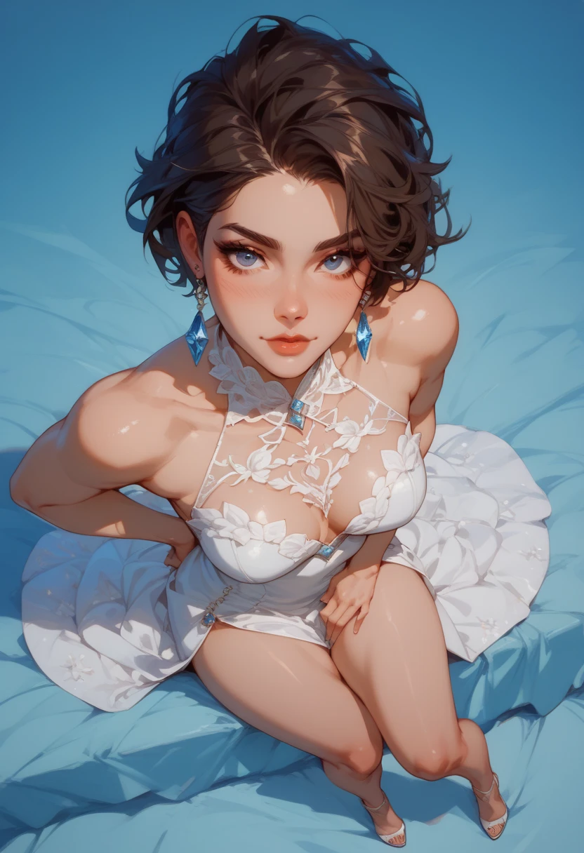 cindymoon, short hair sexy