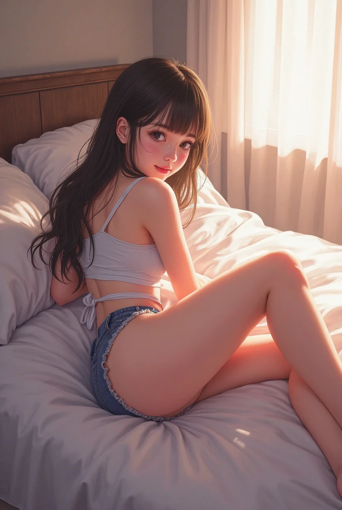 (1 man, 1 beautiful girl, 1.5 people), Idol Photo Session, (Excited Man 1.5), (Best Image: 1.5), (Masterpiece: 1.5), (Very Delicate and Beautiful: 1.5), (Very Pale Eyes, Face, Armpits: 1.5), (Very Embarrassing Beautiful Girl: 1.5), (Babyface: 1.5), (NSFW: 1.5), 1.5), (Sheer 1.5), (Pubic Hair: 1.5), (Fine Pubic Hair: 1.5), ( Protruding pubic hair: 1.5), (crotch: 1.5), (crotch overflowing with water: 1.5), (very cute: 1.5), brown hair, medium long, (behind both hands: 1.5), (full body, 1.5), (legs wide open: 1.5), (sweaty: 1.5), (navel: 1.5), (lower chest: 1.5), (wet white tank top: 1.5), (wet white low-rise panties: 1.5), (protruding 1.5), (dirty futon in a dirty room: 1.5), (open legs: 1.5), (wet thighs: 1.5), (barefoot: 1.5), (semen covered mouth: 1.5), (crying face: 1.5), (tears: 1.5), ((razor between legs: 1.5), ((toothbrush between legs: 1.5), (((100 yen lighter between legs: 1.5),