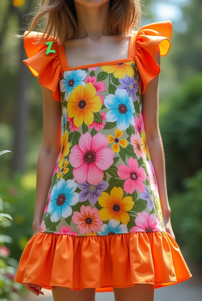 (best quality), (raw photo), ( 10yo Japanese girl), (cute child-like face), ((flat chest)),
(freckles:0.6), cute lips,
dynamic lighting,
laugh, beautiful legs, beautiful thigh,
flat bangs,
pony tails,
park,
Rainbow print sundress,
(upper body), (from behind),