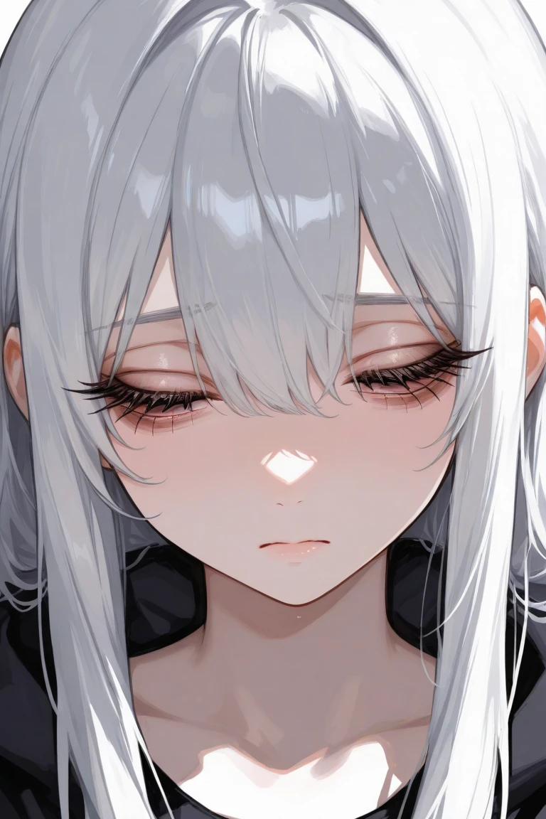 best quality, masterpiece, highres, solo, (sakurako_bluearchive:1.10), crying, sobbing, tears, portrait, looking at viewer, 36 <lora:sakurako_bluearchive:0.80>
